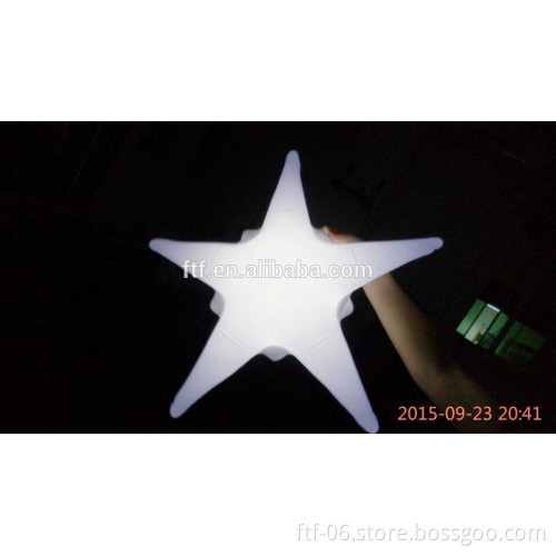 inflatable white led light stars_ long lighting party sealed stars